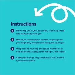 Frisco Washable Dog Diaper Male Wraps -Frisco 862854 PT4. AC SS1800 V1698950381