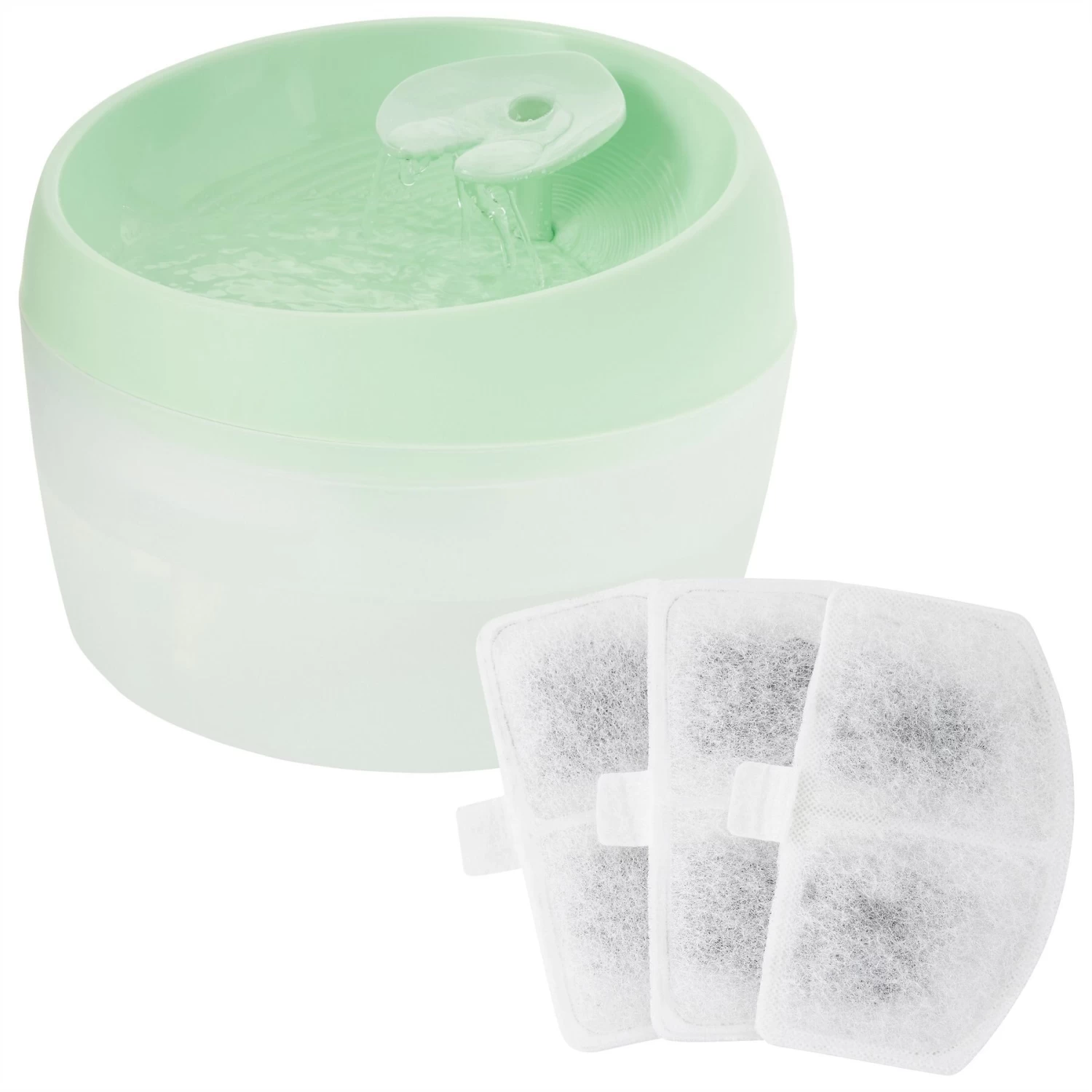 Frisco Whimsical Leaf Round Dog & Cat Fountain & Frisco Pet Fountain Replacement Filters 3 Frisco Whimsical Leaf Round Dog & Cat Fountain & Frisco Pet Fountain Replacement Filters