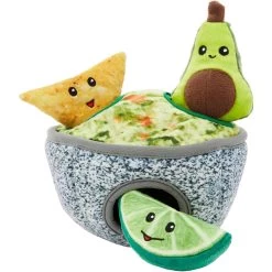 Frisco Guacamole Hide & Seek Puzzle Plush Squeaky Dog Toy & ZippyPaws Burrow Squeaky Hide & Seek Plush Dog Toy, Hedgehog Den -Frisco 933622 PT1. AC SS1800 V1693327291