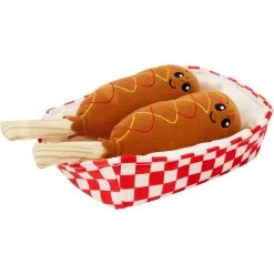 Frisco Corndog Interactive Plush Squeaky Dog Toy & Frisco Guacamole Hide & Seek Puzzle Plush Squeaky Dog Toy -Frisco 962086 PT1. AC SS1800 V1694782978