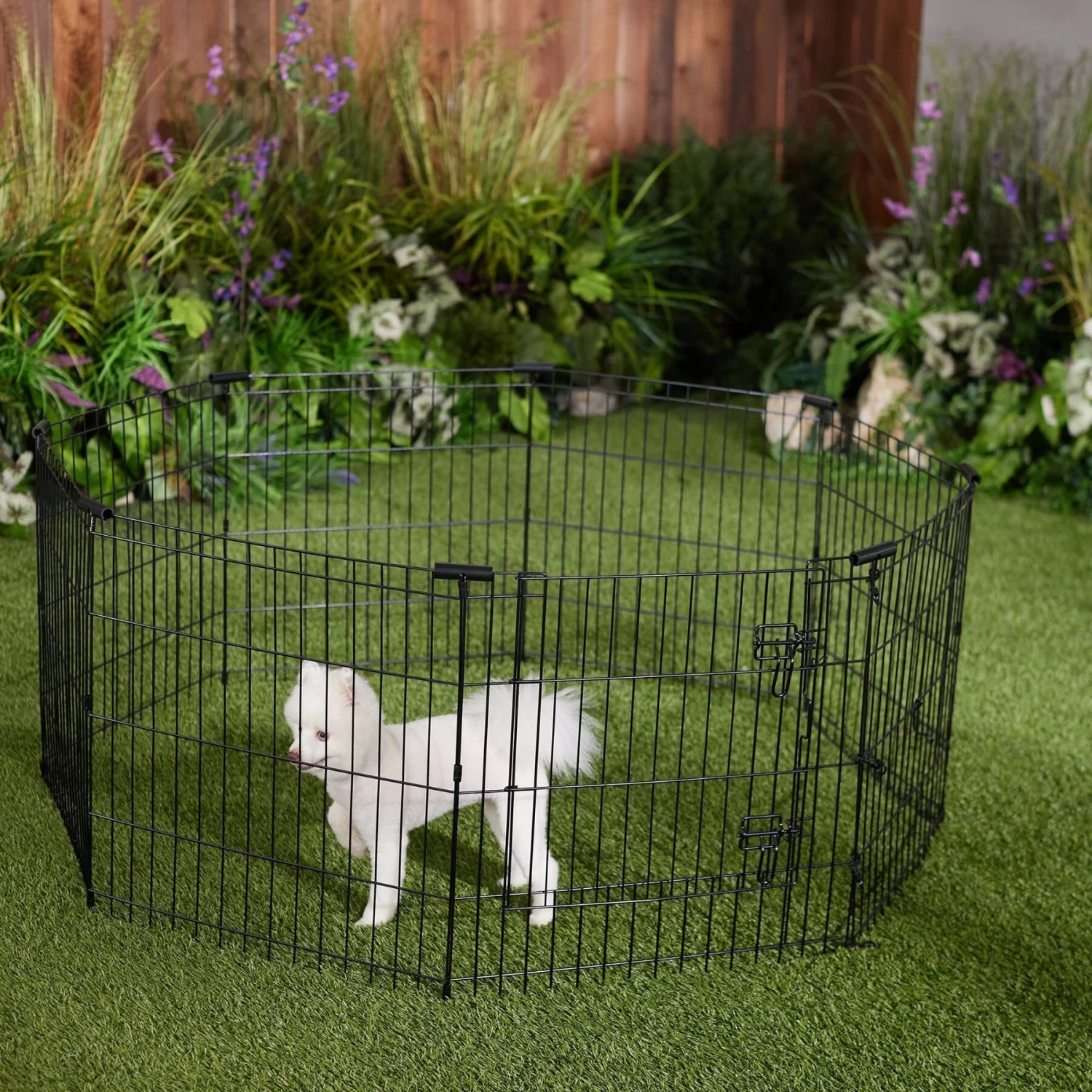 Frisco Wire Dog & Small Pet Exercise Pen With Step-Through Door 3 Frisco Wire Dog & Small Pet Exercise Pen With Step-Through Door