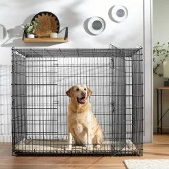 Frisco XX-Large Heavy Duty Double Door Wire Dog Crate, 54 Inch