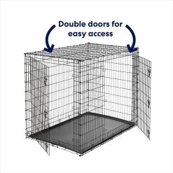 Frisco XX-Large Heavy Duty Double Door Wire Dog Crate, 54 Inch 12 Frisco XX-Large Heavy Duty Double Door Wire Dog Crate, 54 Inch -Frisco 97489 PT3. AC SS1800 V1667228484