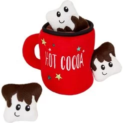 Frisco Holiday Hot Cocoa Hide & Seek Puzzle Plush Squeaky Dog Toy & Frisco Holiday North Pole Mailbox Hide & Seek Puzzle Plush Squeaky Dog Toy -Frisco 986166 PT1. AC SS1800 V1698258115