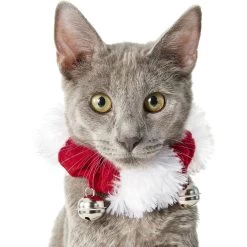 Frisco Holiday Dog & Cat Santa Hat, 1 Count & Frisco Jingle Bells Dog & Cat Holiday Collar With Bells, 1 Count -Frisco 986254 PT6. AC SS1800 V1698258115